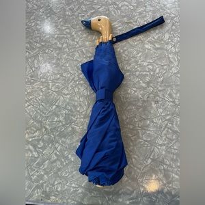 Vintage Raines Classic Wooden Duck Umbrella 1970’s